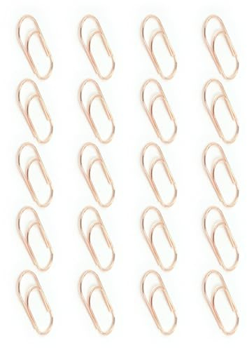 Farbige Büroklammern, 50 mm, große Aktenklammern, Metall, Büroklammern, bunte Aktenklammern, Metall-Lesezeichen-Clip für Büro, 20 Stück