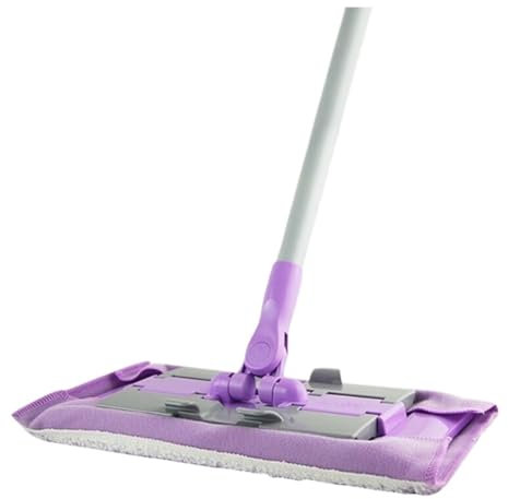 SHCHNA Spazzolone per Pavimenti Mocio Piatto, Mocio Rotante, Umido E Asciutto, Strumento per La Pulizia di Casa, Ufficio, Cucina, Pavimento, Pulito Mocio Pavimenti Mocio Mop