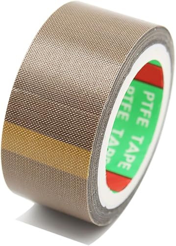 Hochtemperatur-Glasfaserband, 0,08 mm dicker PTFE-Kleber für Vakuumgeräte für die Elektroindustrie, Länge 10 Meter (19 mm)