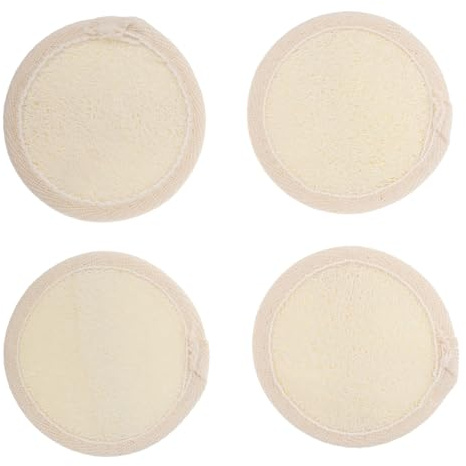 VALICLUD Luffa-gesichtsreinigungsschwamm Abgerundeter Gesichtsreiniger für Porentiefe Reinigung und Sanftes Peeling Entfernt Unreinheiten und Überschüssiges Öl
