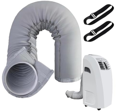 Funda Aislante Para Manguera De Aire Acondicionado Portátil | Funda Extensible Para Manguera De Aire Acondicionado | Fun-da Protectora Para Conducto De Ventilación De Aire Acondicionado Portátil