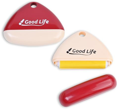 2 Pack Reusable Lint Roller – Washable Sticky Roller for Pet Hair, Portable Lint & Dust Removal, Super Sticky Gel Ball for Clothes, Sofas, Bedding, Travel & Home Use