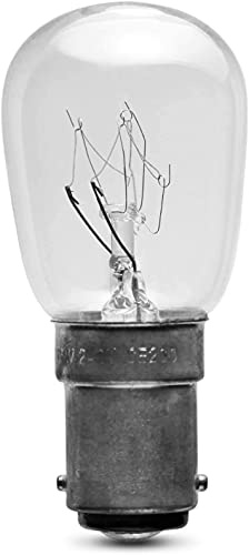 Merriway Bulb Appliance Lamp (55 x 22mm) 15W SBC, B15d, 15 W