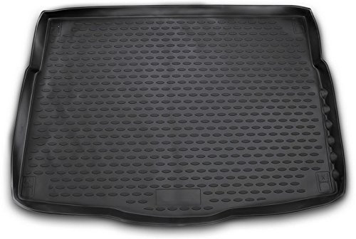 AD Tuning TM17002 Passform Gummi Kofferraumwanne, rutschfest, schwarz