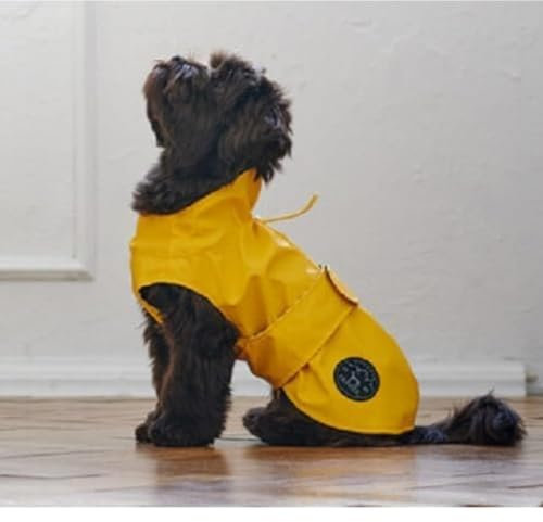 Hunter Hunde-Regenmantel Milford Farbe gelb, Größe 25