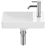 Lavamanos de porcelana mural-ONA-450X260X120-A327681000