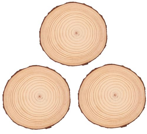 PRETYZOOM 3stücke Garten-trittsteine Aus Holz Dekorative Gehwegplatten Für Garten Terrasse Und ø Für -projekte Zur Einweihung