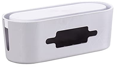 Kabelmanagement Desktop-Machtstreifen Aufbewahrungsbox Aufwickelschnur Organizer Box Einfache Kabelveranstalter versteckt unordentliche lose verwickelte Kabel Leistungsstreifen oder Surge-Protektoren