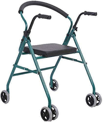 Treppiede pieghevole per anziani con bastone/sgabello - Bastoni da passeggio per ausili per la deambulazione per anziani Ausili per camminare per camminatori Paesaggi meravigliosi e confortevoli