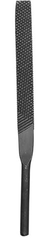 Raspa per legno File a mano in acciaio Raspa rotonda mezza rotonda piatta ago lima per legno raspa per affilare finitura legno metallo
