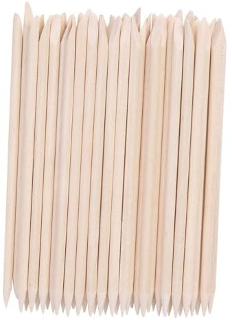 Beaupretty 150pezzi Bastoncini in Legno d Arancio per Unghie Spingi Cuticole di Precisione Strumento per Manicure e Pedicure Detergente Delicato per Unghie Applicazione Smalto Casa