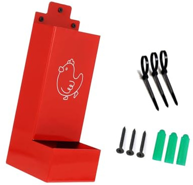 Kelisdi Comedero automático de hierro para aves de corral, dispensador de alimentos, para pollitos, ostras, para pájaros, pollitos, solución de alimentación para aves de corral para pollos