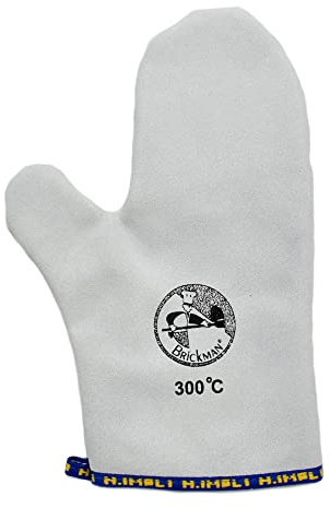 Ofenhandschuh, beidhändig, professionell, aus Leder, 300 °C