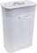 Euroshowers - Cesto para la ropa sucia plegable rectangular, 75 L, altura x ancho x profundidad, aprox. 60 x 40 x 22 cm, color blanco