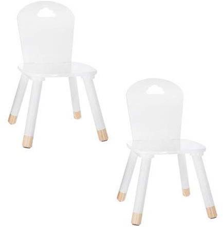 Lot de 2 chaises enfant Blanc Atmosphera for kids