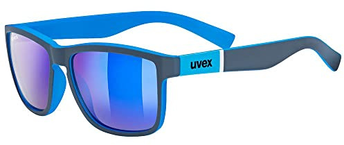 Uvex LGL 39 Sonnenbrille, grey matt blue/mirror blue, one size