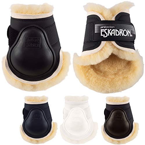 Eskadron Streichkappen Protection Lammfell in 4 Farben, Größe:Full, Farbe:Darkbrown