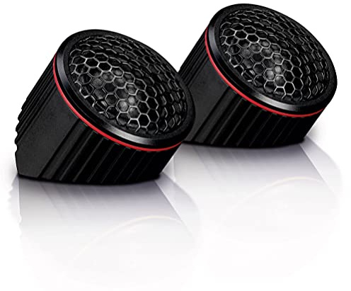 EMPHASER ECP-M25T – 25 mm Hochtöner, Auto Lautsprecher | Klangstarker 1 Zoll Tweeter für PKWs & Wohnmobile, mit Gewebekalotte und Neodym-Magnet, ohne Ferrofluid, 1 Paar