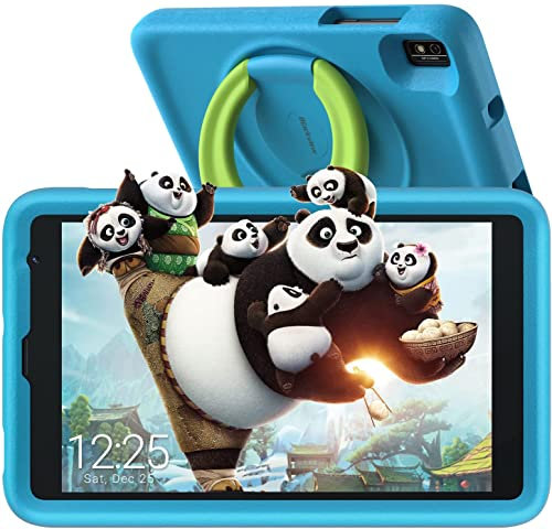Blackview TAB6 Tablet Niños 8 Pulgadas, Android 11 Quad Core Tablet Infantil soporta 4G Dual LTE y 5G WiFi, iKid Preinstalado, 1280x800HD+ IPS 3GB RAM+32GB ROM con Funda Tablet para Niños (Azul)
