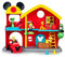 Mickey & Minnie - Caserma dei pompieri Disney, set giocattolo di Topolino e i suoi amici, con personaggi e accessori inclusi, il camion dei pompieri e altri elementi di gioco, Famosa (MCC19000)