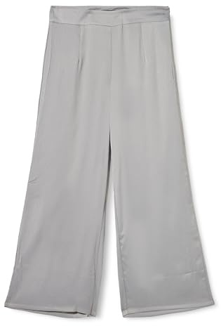 FENIA Marlenehose, Pantaloni Marlene da Donna, Grau,