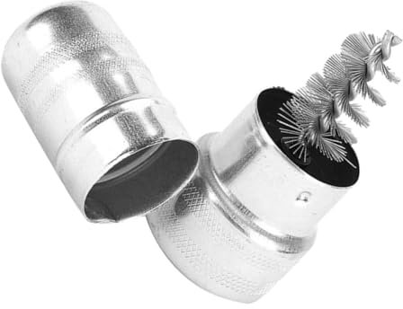 LALADEFIEE Spazzola Per Batteria Auto Spazzola Per Pulizia Terminali Strumento Portatile Per Manutenzione Batteria Pulitore Sicuro e Affidabile