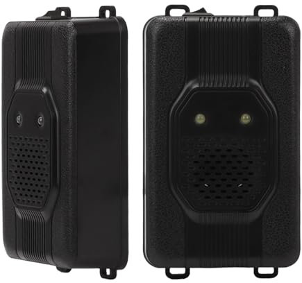 Rodent Repellent for Car, Car Vehicle Ultrasonic Mouse Repeller, Set of 2, Marten Deterrent with Strobe Light, Rat Rodent Pest Animal Deterrent for Car, Attic, Garage, Garden