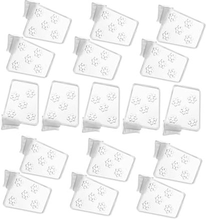 HOMSFOU 20piezas Separador De Rejilla Divisor Refrigerador Accesorio Para Congelador Organizador De Puertas Almacenamiento