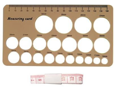 Nursing Accessories Silicone Nipple Size with Centimetre Inch Marking and Flange Measuring Guide Nipple Sizing Tool with Soft Tape