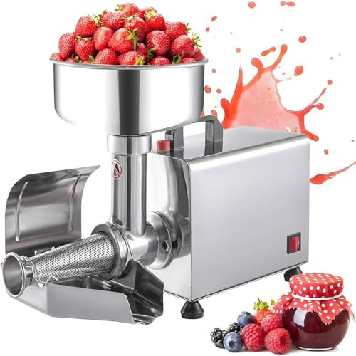 Macchina Professionale per La Salsa di Pomodoro, colino alimentare in acciaio inossidabile e macchina per salse, spremiagrumi elettrico per marmellata, per inscatolare passate di pomodoro, salse
