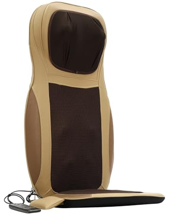 Massageapparat 48 W elektrisk nackmassageapparat med värmefunktion och vibrationsfunktion mångsidig massagematta justerbar ryggmassageapparat 40 x 35 x 80 cm kvinnor, män massagekuddar, presenter