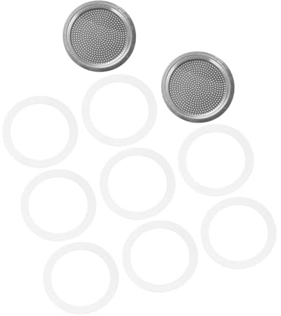 OKUMEYR Ersatzdichtung für Espressomaschine 450 Ml Lebensmittelechte Silikondichtung für Kaffeekannen und Reisebecher mit Auslaufschutz