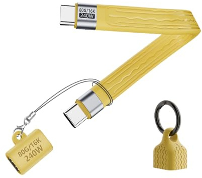 JIEBWCHA Adattatore USB - Ricarica Rapida PD 240W ad Alta Velocità - Caricabatterie con Adattatore per Trasferimento - per Tablet Notebook Telefono Casa Ufficio e Lavoro Quotidiano in Viaggio