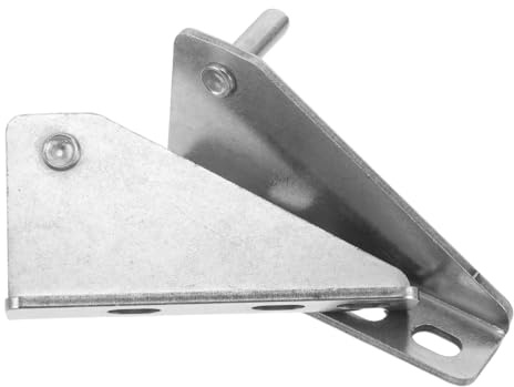 FOYTOKI 2pcs Stainless Steel Refrigerator Door Hinges with Double Bearing Structure and Integrated Base Construction, Adjustable Triangle Fridge Hinges for Commercial Freezer Glass Doors