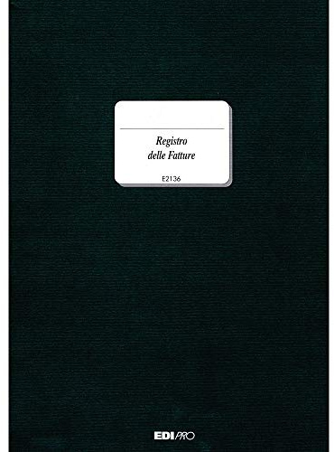 EDIPRO E2136 - Registro de IVA de facturas 47 páginas numeradas f.to 24,5 x 31