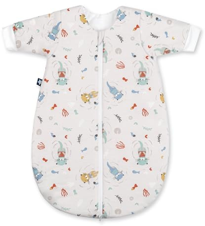 Julius Zöllner Baby Winterschlafsack aus Jersey Baumwolle, Größe 74 , Standard 100 by OEKO-TEX, Little Otti