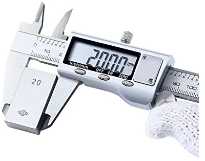 Calibrador de metal digital Calibradores a vernier de acero inoxidable Micrómetro electrónico Regla Herramienta de medición de profundidad Instrumento de calibre 150 (Color : Household caliperN)