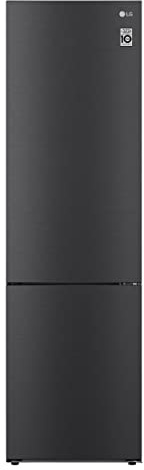 LG GBP62MCNBC, Klasse B, 384 L, Kühl-/ Gefrierkombination, Frische Features, Kühlschrank mit Gefrierfach und Innendisplay, DoorCooling+, LINEARCooling, 59,5 x 203 x 67,5 cm ꟷ Matte Black