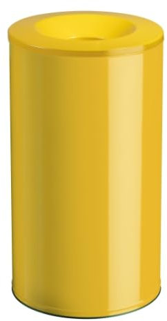 Corbeille à papier antifeu Neo - 110l - jaune colza - RAL 1021