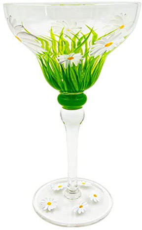 BYYLECL Verre à margarita soufflé à la main 270 ml pour cadeau de couple, Margarita Party One