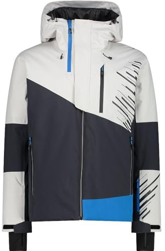 CMP Skijacke aus Twill mit Fester Kapuze f�r Herren, a312 Gesso,54