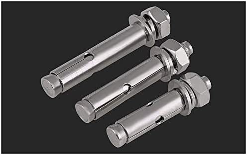 Expansionsschraubenbolzen, Ankerbolzenhaken, Sechskantbolzenhülse, Expansionsschraube aus Edelstahl 304 M6 M8 M10 M12 M14 M16 M20 Bolzen for Klimaanlagen-TV-Fenster (Länge: M20X150 1 Stück) (Größe: M1