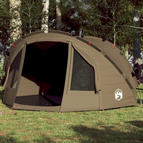 AUVYI Angelzelt 4 Personen Olivgrün Wasserdicht 190T Polyester mit PU-Beschichtung 298x236x152 cm