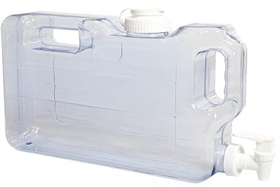 Dispensador de Agua fría Nevera | Dispensador de Agua de: 3-3,8-4,2-5,7 y 7,2 litros a Elegir | Garrafa dispensadora de Agua para frigoríficos Libre de BPA | Dispensador Reutilizable Agua (4.2L)