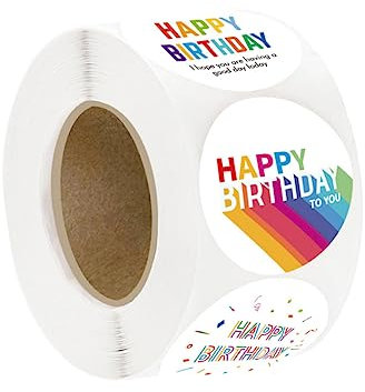 COHEALI 1 Rolle Aufkleber geldumschläge umschlag dekorative sticker geschenkkartons Stabile Klebeetiketten Versiegelung Siegelkreisetiketten Abziehbilder selbst- beschichtetes Papier