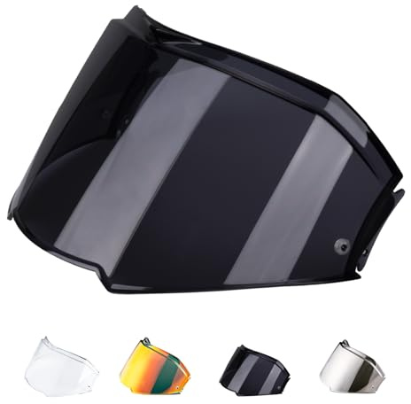 JQF Gear Visiere Casque Moto pour FF900 Valiant 2 Visière de Casque | Visière de Casque de Moto,Accessoires pour Le Casque intégral