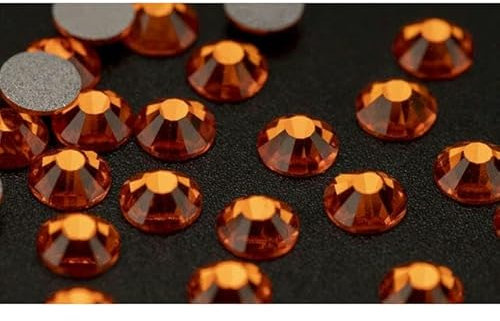 SS6-SS30 AAAAA Cristal de vidrio sin fijación por calor Piedras con brillo en la parte posterior plana Decoraciones para uñas Accesorios de bricolaje - Jacinto - SS6-1440 piezas