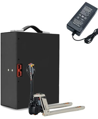 HJGHY Batteria al Litio per Carrello elevatore Elettrico da 48 V 10,4 Ah 15,6 Ah 18 Ah Batteria per Camion Batteria per Carrello elevatore Elettrico a Spinta Manuale da 48 Volt,48v18ah