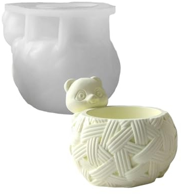 Animal Designs - Fioriera in silicone per resina fatta a mano in calcestruzzo per la decorazione della casa in cemento siliconico per la