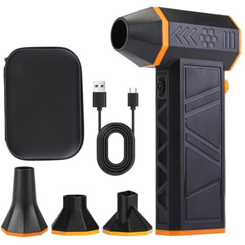 Spazzaneve, Spazzaneve Termico Portatile, Sbrinatore for Auto Mini Turbo Spazzaneve con Efficiente Tecnologia a Turbina for Computer, Tastiera, Casa, Auto da Esterno